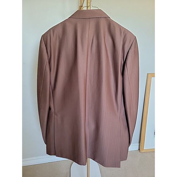 Vintage 1970's Double Knit Polyester 3 Piece Suit Brown - Picture 7 of 15